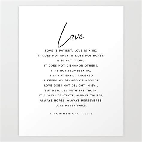 1 Corinthians 13 Love Is Patient Love Is Kind Love Never Fails Bible