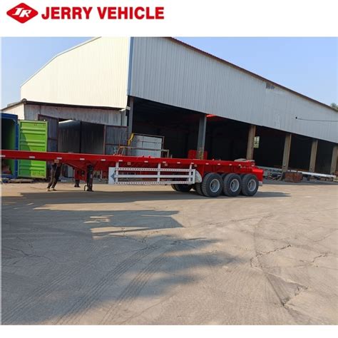 3 Axle 40ft 20ft Container Chassis Skeleton Truck Semi Trailer China Trailer And Semi Trailer