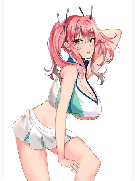 Póster Sexy Bremerton Tetas Pechos Bragas Tenis Muslos Azur Lane AL Lascivo Hentai Ecchi Anime