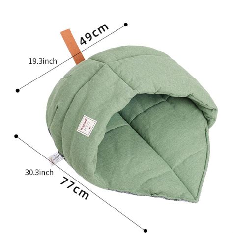 Cute Cat Sleeping Bed Cat Sleep Bag Linen Fabric Cat Bed Etsy