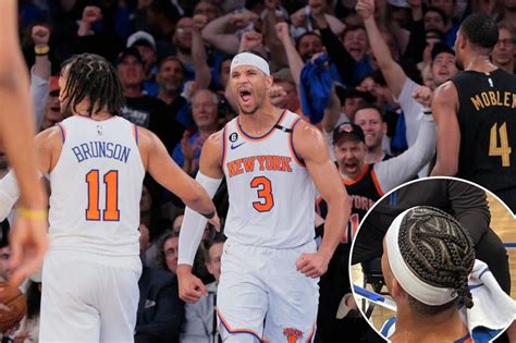 Knicks Josh Hart Rocks Yankees Inspired Haircut During Playoffs At Msg