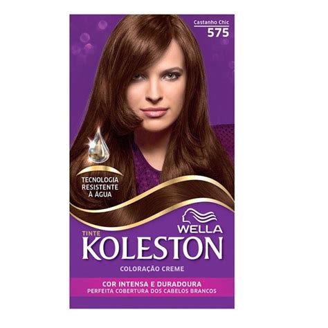 Tintura Koleston Wella 575 Castanho Chic Wella Professionals Evas