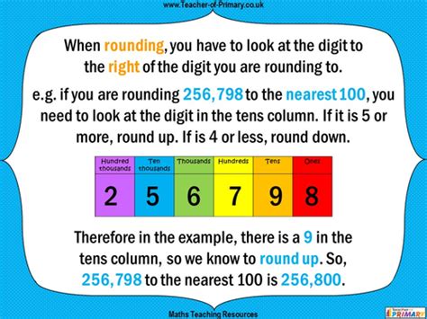 Rounding Numbers Year 6 Teaching Resources