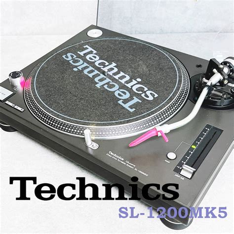 【やや傷や汚れあり】technics テクニクス 1200シリーズ Sl 1200mk5 ターンテーブル レコードプレーヤーの落札情報詳細