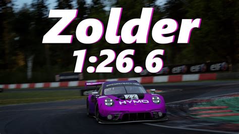 Zolder Hotlap SETUP 1 26 6 Porsche 991II GT3 R Assetto Corsa