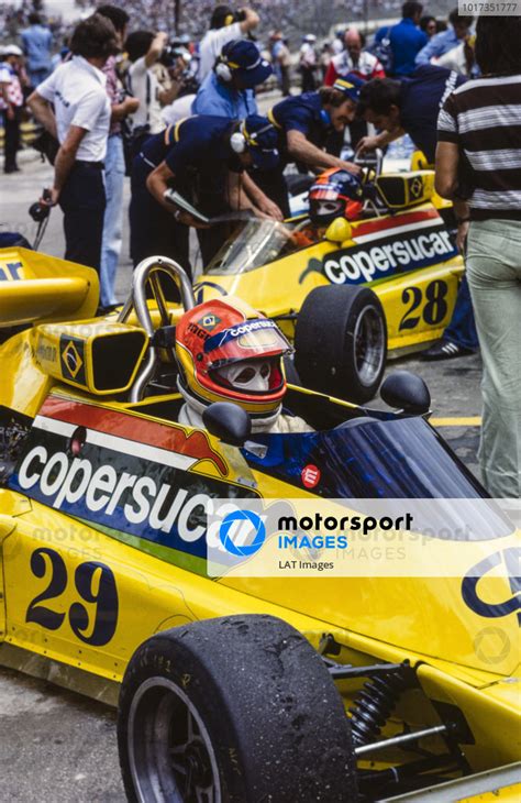 Ingo Hoffmann Sits Ahead Of Teammate Emerson Fittipaldi In Their