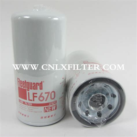 LF670 Fleetguard Oil Filter-Product Center-Lex Filters Manufacturing Co ...