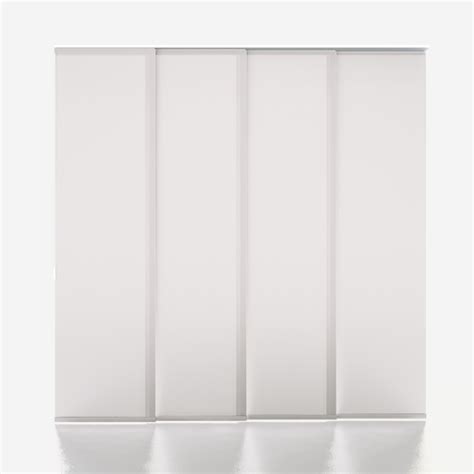 Deluxe Plain Pebble Grey Panel Blind