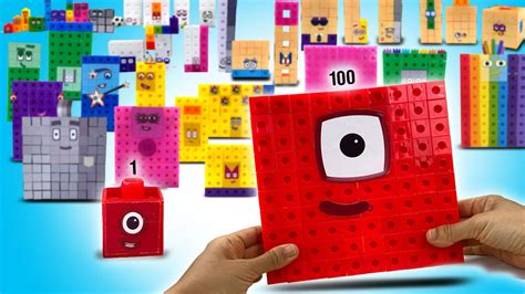 DIY Numberblocks 1 To 100 Snap Cubes Custom Set Keiths Toy Box YouTube