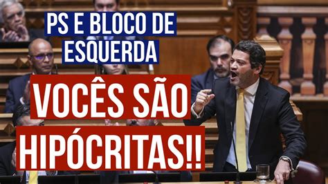 André Ventura ARRASA governo e Bloco de Esquerda sobre o SNS YouTube