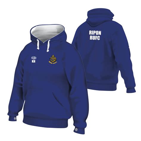 Ripon Rufc Seniors Classic Hoodie Halbro Sportswear Limited