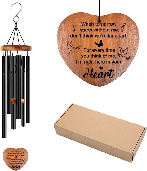 Ymuklns Sympathy T Memorial Wind Chimes For Loss Of A Loved One 24 Inch