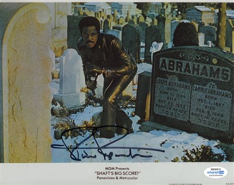 Richard Roundtree Shaft Signed Autograph 8x10 Photo Acoa Outlaw