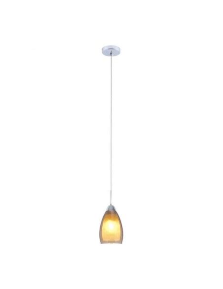 Lampa wisząca Niki szklany klosz dymiony LP 567 1P dym Light Prestige