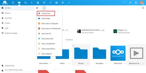 Cara Upload File Di Nextcloud Cloud Storage Idcloudhost