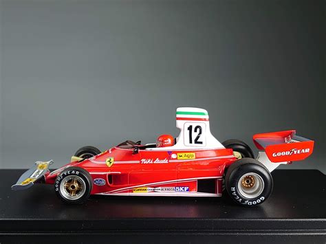 ユーロスポーツ別注 ルックスマート フェラーリ312t ニキ・ラウダ 1975年モナコgp Myミニカー発表会