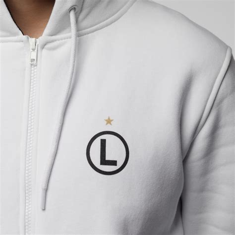 Bia A Bluza Z Kapturem Elka Legia Legia Warszawa Fanstore