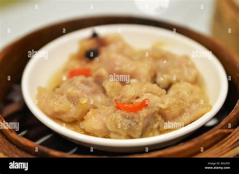 Black Bean Steamed Pork Ribs Stock Photo Alamy