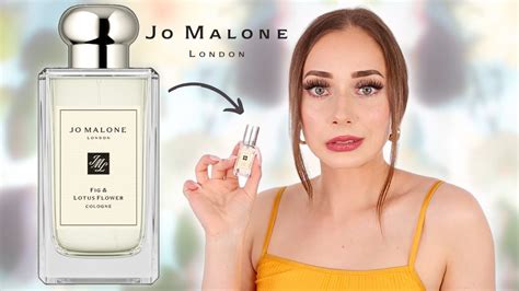 Jo Malone Fig Lotus Flower Cologne Review Youtube