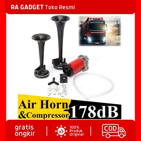 Jual Klakson Trompet Mobil Dual Air Horn Db V Klakson Terompet