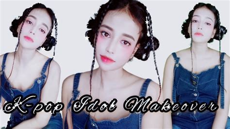 K Pop Idol Makeup Tutorial K Pop Idol Makeover Youtube