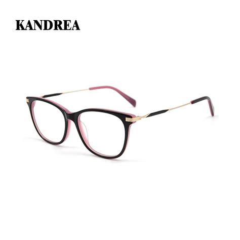 Kandrea Vintage Optical Glasses Frame Women 2022 New Fashion Designer Eyewear Medical Myopia