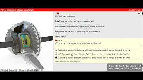 Tren de trasmisión cuestionario ELECTUDE YouTube