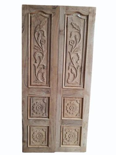 Exterior Mm Teak Wood Double Door For Used In Home And Hotel At Rs