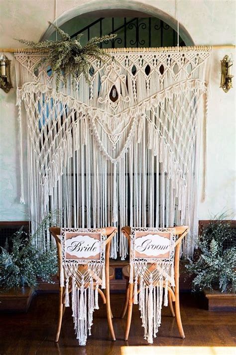 Top 20 Bohemian Wedding Arbor Arches Wedding Backdrop With Flowers B Macrame Wedding