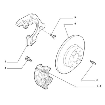 Fiat Doblo Front Wheel Brakes Protection