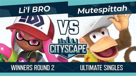 Cityscape 143 Li L BRO Inkling Vs Mutespittah Diddy Kong R O B