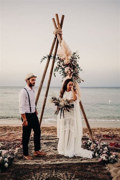 Puglia Wedding With Beach Boho Decor Rock My Wedding Rock My