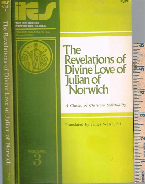 The Revelations Of Divine Love Of Julian Of Norwich The Religious