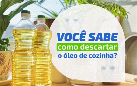 Como Voc Descarta O Leo De Cozinha Ama Agentes Do Meio Ambiente