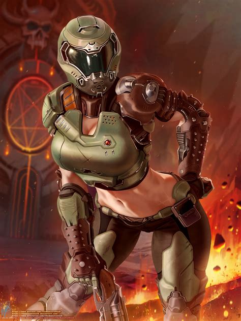 Female Slayer Doom Eternal Doomworld