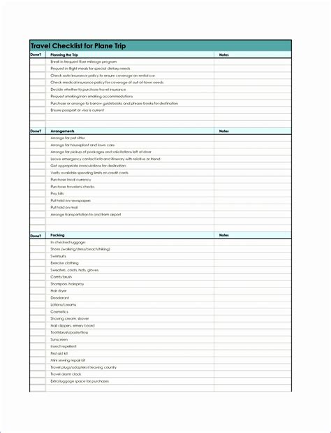 10 Excel Checklist Template 2010 Excel Templates | Images and Photos finder