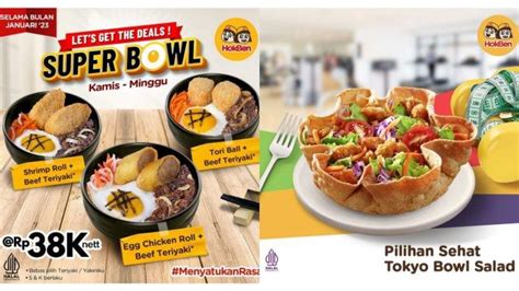 Promo HokBen 7 8 Januari 2023 Paket Super Bowl Egg Chicken Roll Dan