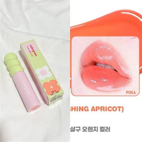 COLORGRAM FRUITY GLASS TINT IN FLASHING APRICOT Beauty Personal Care