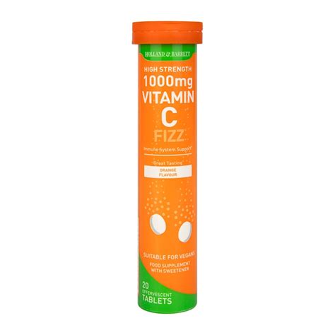 H B Effervescent Vitamin C High Strength Tablets Holland Barrett