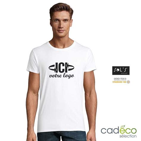 T Shirt Crusader Coton Bio Blanc G Homme Cadactuel