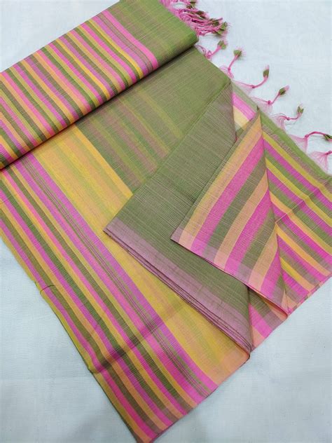 Mangalagiri Pure Handloom Cotton Langavoni Design Saree 1289