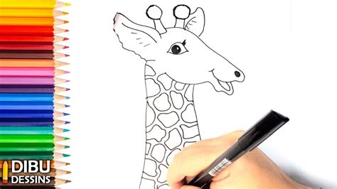 Girafe Facile A Dessiner Apprendre Ã dessiner une girafe en 3 Ãtapes