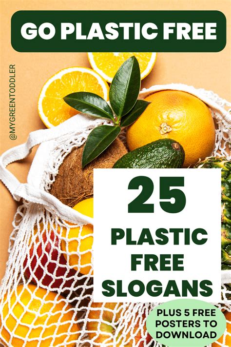 Say No To Plastic Slogans That Rhyme Free Posters Too My