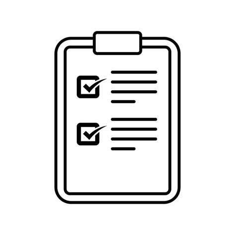 Checklist Icons Checklist Icon Vector Design Illustration Checklist