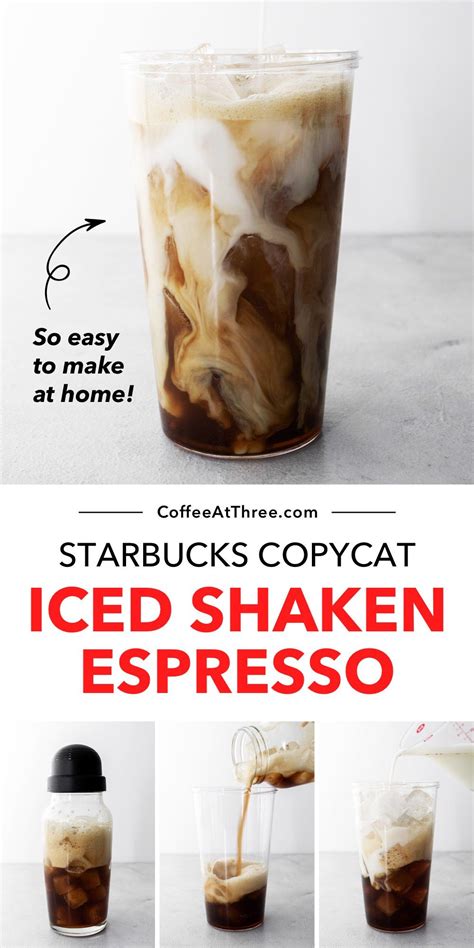 Iced Shaken Espresso Starbucks Copycat Recipe Artofit