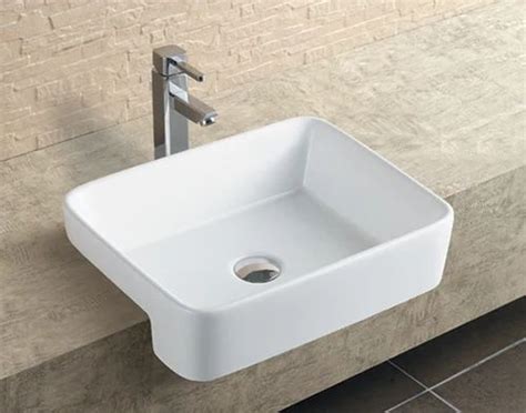 Ceramic Semi Recessed Basin Wash Basins At Rs 500 In Morbi Id