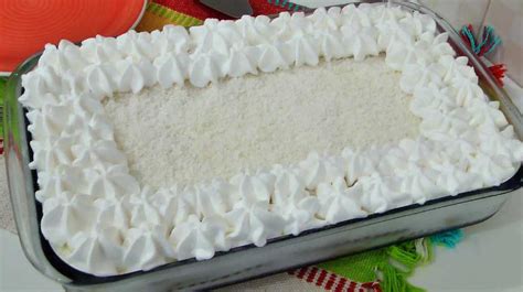 Pav Cremoso De Coco Delicioso Que Derrete Na Boca Vem Ver Tudo De