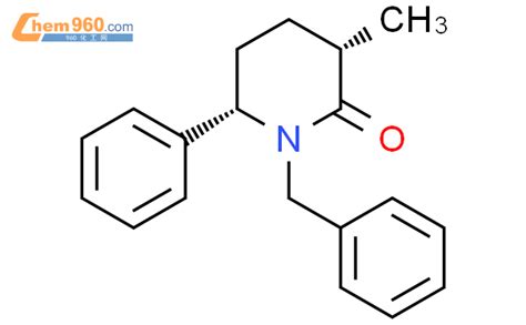 65094 67 9 2 Piperidinone 3 methyl 6 phenyl 1 phenylmethyl cis 化学式