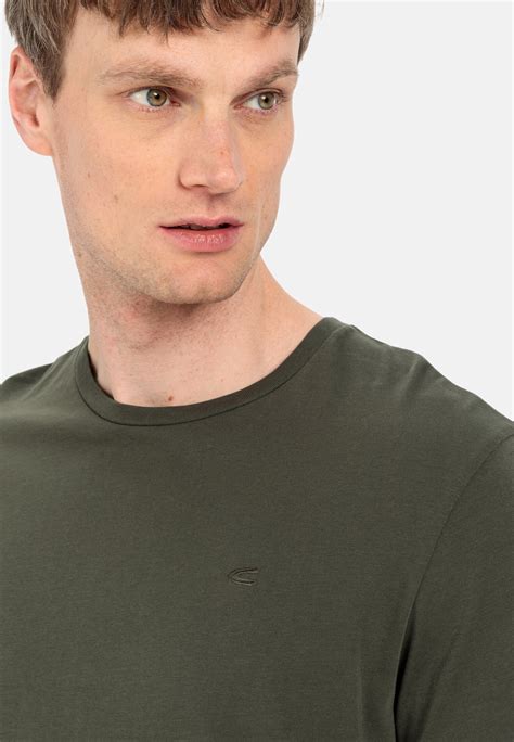 Basic T Shirt Für Herren In Grün S Camel Active