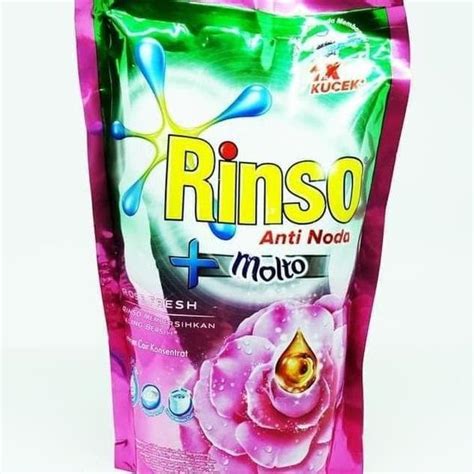 Jual RINSO MOLTO DETERJEN CAIR ROSE FRESH 750ML LIQUID DETERGENT